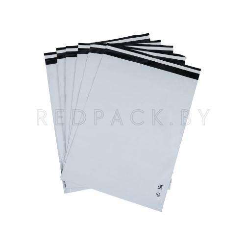 Сейф-пакет с клеевым клапаном 340*460+40мм, 45-50мкм, белый, 100шт