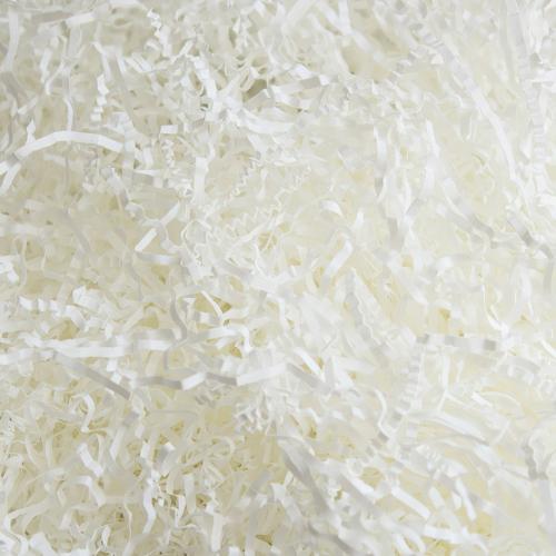 Бумажная стружка Белая 1кг (гофрированная)