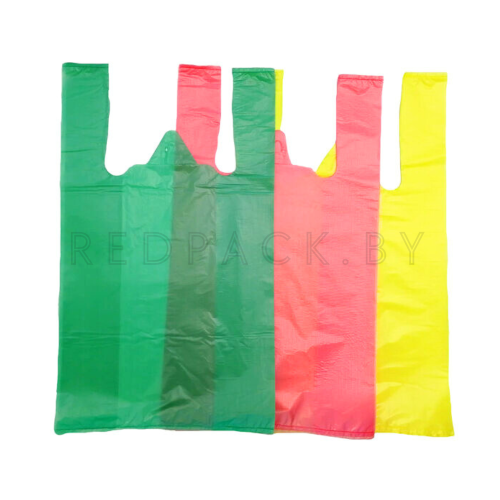 Пакет майка 240*420мм, 10мкм, 1000шт/упак, ассорти