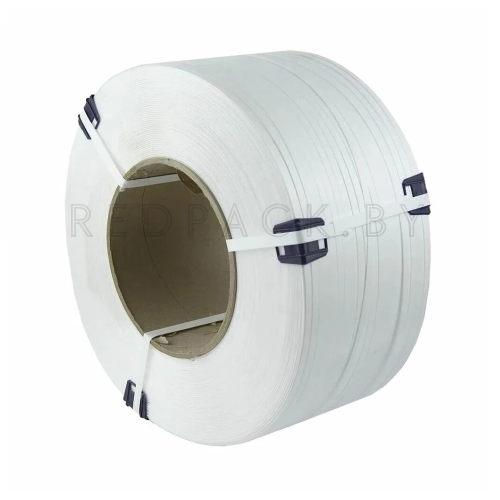 Лента полипропиленовая 8*0.45мм, 4000м, белая