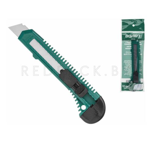 Нож пистолетный с выдвижным лезвием 18мм Волат