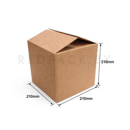 Коробка картонная 210мм*210мм*210мм