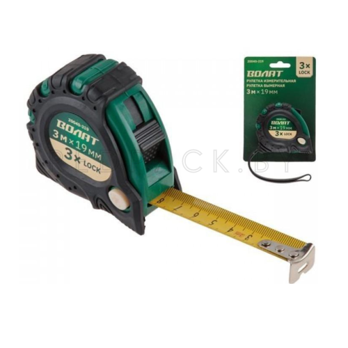 Рулетка измерительная 3м*19мм Волат