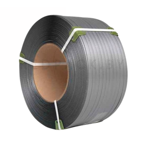 Лента полипропиленовая 8*0.45мм, 4000м, серая