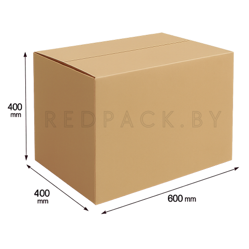 Коробка для переезда 600мм*400мм*400мм трехслойный (Т-23) УСИЛЕННАЯ