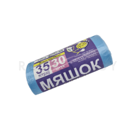 Мешки для мусора 35л, 30шт/рул "Суперпрочные"