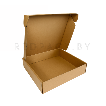 Самосборная коробка 410мм*410мм*100мм (FEFCO 0427)