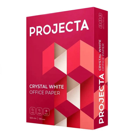 Бумага PROJECTA, А4, марка A, 80г/м2, 500л