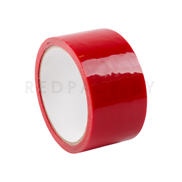 Клейкая лента красная (скотч) 48мм*50м*43мкм