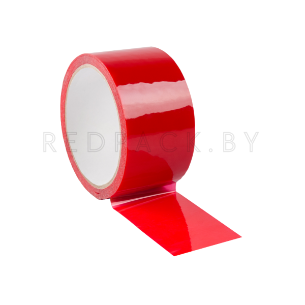 Клейкая лента красная (скотч) 48мм*50м*43мкм