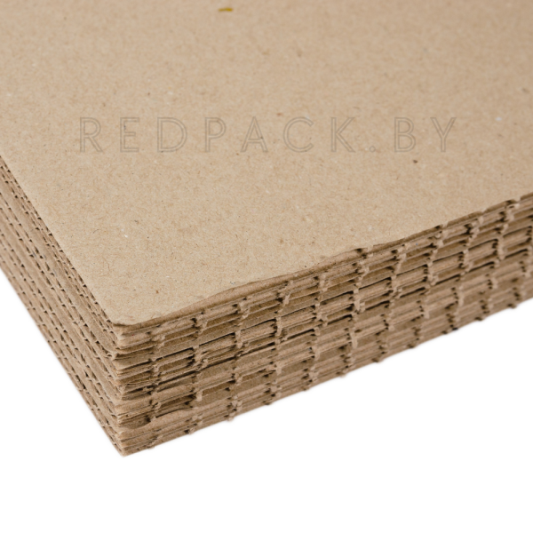 Листовой картон упаковочный трехслойный 2000мм*1000мм (Т-22)